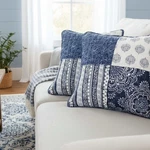 Dada Bedding Set Of 2-PIECES Bohemian Denim Blue Elegance Throw Pillow Covers. Fixed Price $41.99.