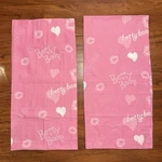 Betty Boop Vintage Lined Window Valance Curtain Set Pink Lips Kisses 40X80. Fixed Price $20.00.