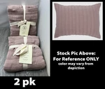 2PK Southern Living Simplicity Parker Pillow Shams, Purple Standard Size. Fixed Price $26.95.