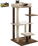 Modern Cat Tree Tower With Extra Large Platform Perch Bed Maine Coon And Big. Fixed Price $179.99.