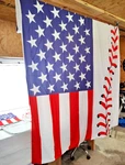 American Flag Full Size Mattress Cover And 2 Pillow Cases / New. Fixed Price $24.50.