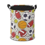 Storage Baskets- Football Pattern Foldable Laundry Hamper Fabric Organizer St.... Fixed Price $39.12.