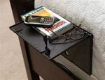 Urban Shelf Black Space Saving Foldable Side Table Travel Dorm Couch Bed. Fixed Price $19.95.