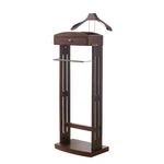 Proman Products Milan Suite Valet Stand With Drawer, Top Tray, Contour Hanger. Fixed Price $169.00.