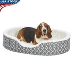 Orthopedic Dog Cat Nesting Bed Teflon Fabric Protector Cozy High Bolster Cushion. Fixed Price $123.12.