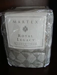 New Royal Legacy Padded King Pillow Sham By Martex Corsica Gray. Fixed Price $29.99.
