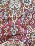 Tommy Hilfiger Heirloom Paisley Window Scarf Valance Cotton Made Italy. Fixed Price $40.00.