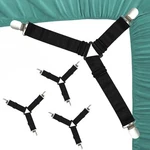 Panthra 4 Pcs Bed Sheet Holders For Corners, Adjustable Fitted. Fixed Price $8.08.