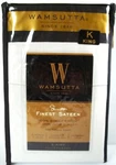 Wamsutta 725 Thread Supima Cotton Silver Sateen King Pillowcases, Count, New. Fixed Price $69.99.
