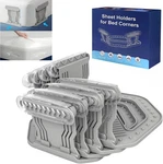 4PCS Heavy Duty Fitted Sheet Holders For Bed Corners Foldable, No-slip Shee.... Fixed Price $29.14.