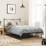 Metal Frame With Headboard Mattress Foundation Bedroom Furniture Vidaxl. Fixed Price $90.99.