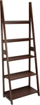 Amazon Basics 5-TIER Ladder Bookshelf Storage Organizer, Solid Rubberwood Frame,. Fixed Price $100.15.