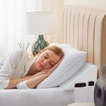 Bedluxe King Wedge Pillow Headboard 76"X10"X6", For Headboar.... Fixed Price $40.08.
