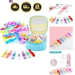 Large Sewing Clips Fabric 50PCS Jumbo For Quilting Assorted.... Fixed Price $23.86.