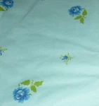 Vintage Blue Rose Floral Flat Sheet Light Shabby Chic Cottagecore Bedding. Fixed Price $15.38.