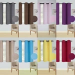 Set 100% Blackout Insulate Thermal Short Panels Window Curtain 36" 54" 63"L. Fixed Price $23.00.