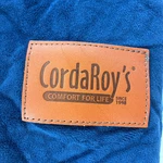 Cordaroy's Blue Plush Velour Queen Bean Bag Cover- Only. Fixed Price $47.60.