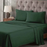 Egyptian Cotton Blend 400 Thread Count Solid Deep Pocket Bed Sheet Set. Fixed Price $90.90.