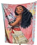 Disney's Moana, "voyagers" Micro Raschel Throw Blanket, 40" X 50", Multi Color. Fixed Price $15.00.