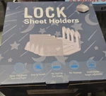 Lock Sheet Holders 4 Piece Set Heavy Duty Bed. Fixed Price $17.50.