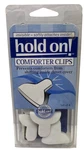 Hold On! Comforter Clips Set Of 4 - Prevent Shifting Inside Duvet Cover. Fixed Price $6.00.