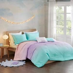 Mi Zone Glimmer Metallic Glitter Printed Reversible Comforter Set. Fixed Price $90.99.