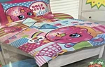 Licensed Shopkins Kids Girls Single Bed Quilt Doona Cover Set "hole Lotta Style". Fixed Price $34.70.