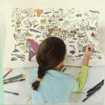 World Map Pillowcase With Washable Markers Eatsleepdoodle New. Fixed Price $16.99.