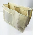Beige 6 Pockets Sofa Bedside Storage Mattress Holder Book Remote Caddy. Fixed Price $7.64.