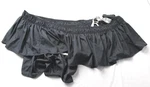Cgk Linens Ruffled Elastic Wrap Around Bedskirt JL3 Black Size: 12IN Drop. Fixed Price $9.00.