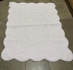 Restoration Hardware Baby Child 38 X 50 Lilac 100% Cotton Quilt Cover Throw Boho. Fixed Price $24.00.