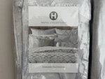 Hotel Collection Dimensional Standard Pillow Sham Silver Gray Geometric Set Of 2. Fixed Price $25.00.