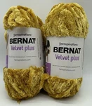 Bernat Velvet Lot Of 2 Golden Moss 10.5 Oz Knitting & Crochet Yarn 78 Yards. Fixed Price $12.00.