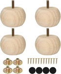 2 Inch Bun Feet For Furniture Unfinished Solid Hardwood Round Ottoman/couch/sofa. Fixed Price $31.34.