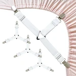 Bozenu Bed Sheet Straps, Upgrade Fitted Holders For White (4PCS). Fixed Price $9.11.