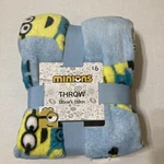 Primark Minions Throw Blanket Kevin Bob Stuart Blue Yellow Fleece Universal New. Fixed Price $64.99.