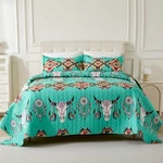 Tribal Bull Head Printed Pattern Bedding Set Bedroom All Season. Fixed Price $35.69.