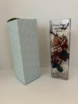 Joan Baker Design Square Vase Old Red Roses W/love Handpainted W/box. Fixed Price $35.00.