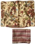 2 Rose Tree Hyde Park Standard Pillow Shams Palampore Floral Plaid Jacobean. Fixed Price $49.99.