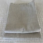 Simple Opulence King Size 100% Linen Pillow Shams Pair Beige Neutral Flax. Fixed Price $31.49.