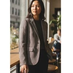J. Crew Plaid Houndstooth Elbow Patch Wool Blazer Brown & Cream Size 6. Fixed Price $60.36.
