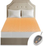Cotton Blend Heated Mattress Pad Secure Comfort Technology - Luxury Quilted Elec. Fixed Price $99.99.