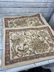 Pair Ralph Lauren Northern Cape Tapestry Standard Zip Pillow Shams Double Sided. Fixed Price $90.00.
