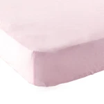Luvable Friends Baby Girl Fitted Portable Crib Sheet, Pink, One Size. Fixed Price $12.99.
