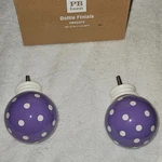 Pottery Barn Teen Pb Dottie Finials Purple Lavender. Fixed Price $25.00.