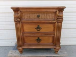 Endura Furniture Bachelor Chest Of 3 Drawers Key West Nightstand Bed Side Table. Fixed Price $350.00.