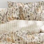 Floral Duvet Cover Set Queen Size,beige Colorful Pattern Reversible Be.... Fixed Price $54.45.