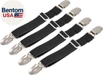 4PCS Adjustable Bed Sheet Fasteners Suspenders, Elastic Band Straps Clips,. Fixed Price $11.69.