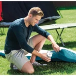 Intex Quick Fill Cylinder Mini Rechargeable Air Pump - White/green. Fixed Price $40.15.