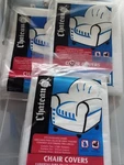 Chateau Plastic Chair Cover, 72" X 46" Set Of 3. Fixed Price $25.00.